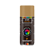 Краска-спрей акриловая золото 18К 400 мл. Paint Acrylic Metallic 18K Gold Senfineco 4188