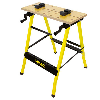Верстак столярный металлический с разводной столешницей 605x635x785 мм, до 100 кг WMC TOOLS WMC-TG6101044