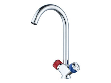 Смеситель для кухни вентильный тип I, серия 330, поворотный J-излив ECONOCE EC0335