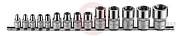 Набор головок Force 4158 Е-профиль (Torx) (Е4-Е24) 14 пр. 1/4'', 3/8''и 1/2''