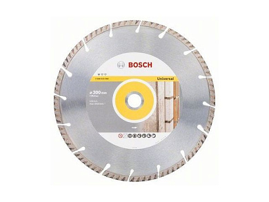 Алмазный круг 300х25.4 мм по бетону сегмент. STANDARD FOR UNIVERSAL Bosch 2608615069