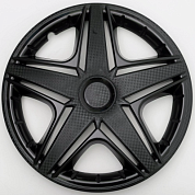 Колпак декоративный автомобильный NHL черный глянец 14" (4 шт) Star S14036