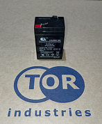 Аккумулятор свинцово-кислотный герм. (WET) 6В/4Ач 98х46х69 для тележки WH-25ES TOR 1010786