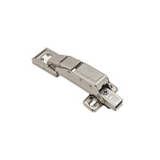 Петля д/стекла накладная с доводчиком h0 clip-on (саморезы, заглушки) под клей AKS PLUS 80583