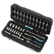 Набор инструментов, 1/4", CrV, 6-гр. 42 пр. Gross 14146