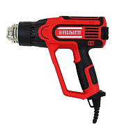 Фен строительный 2300, 2300 Вт, 9 насадок (керамический нагреватель) Felisatti FT2004 Felisatti