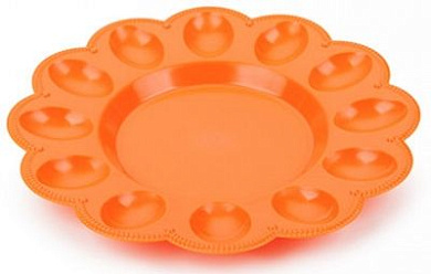 Тарелка для яиц (мандарин) BEROSSI ИК 22140000