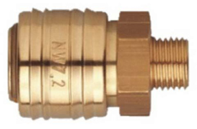 Быстросъемная муфта, "мама"-внутр. резьба 1/4", латунь, WUMAX 16991114