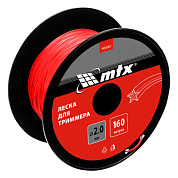 Леска для триммера звезда 2,0 мм х 160 м, на катушке MTX 96880