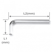 Ключ Г-образный шестигранный Toptul серия AGAS