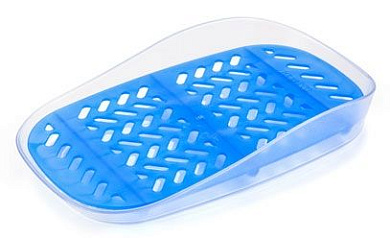 Подставка для моющего средства и губок Тео (джинс) BEROSSI ИК 18536000