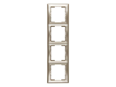 Рамка 4-ая вертикальная титан, DARIA, Mutlusan 2120 800 2483