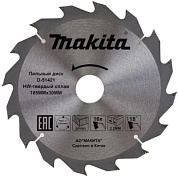Диск пильный 185×30/20×2.2 мм, 16 зуб., для дерева, Makita D-51421