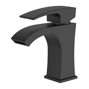 Смеситель для умывальника, латунь, черный GERHANS K11014B-7