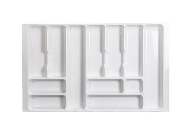 Вкладыш 80/430 шуфлядный пластиковый COMFORT белый (735*430) PL 31564