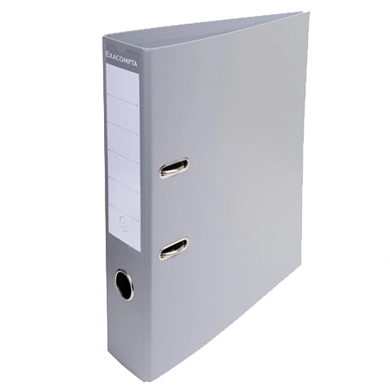 Папка-регистратор "Exacompta", A4, 70 мм, ПВХ, серый