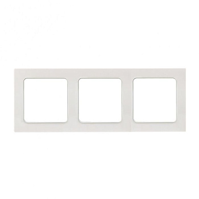 Стокгольм Рамка 3-местная белая EKF PROxima EZM-G-302-20