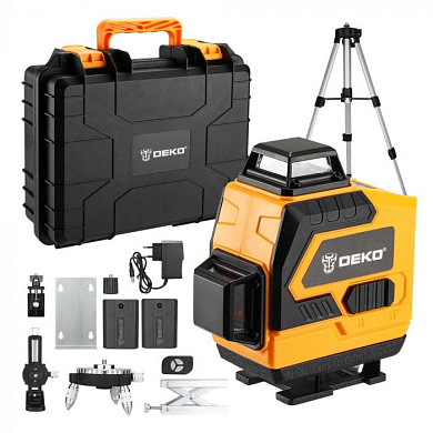 Уровень лазерный самовыравнивающийся DKLL16 SET DEKO 065-0233