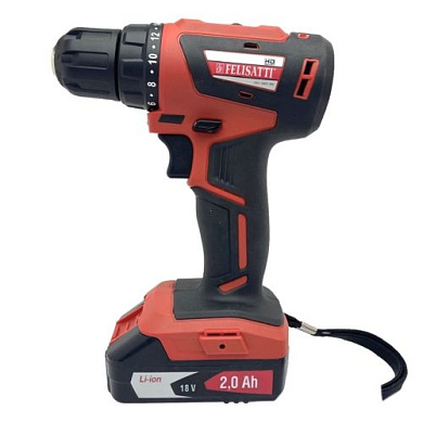 Дрель-шуруповерт аккумуляторная, 18 В, 500/1500 об/мин Felisatti ДА-18В Felisatti(ЗУ разъёмного типа)