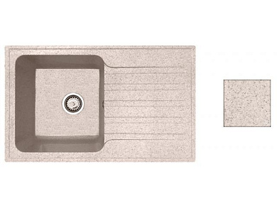 Мойка кухонная из искусственного камня ART гранит 770х475 mm, AV Engineering