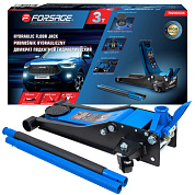 Домкрат подкатной гидравлический, 3 т, 75-465 мм Forsage F-T820033X