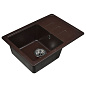 Мойка кухонная из мраморной крошки, coffee, Wisent W620-27