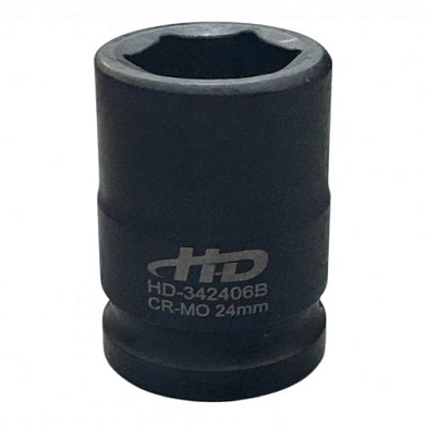 Головка торцевая ударная 3/4" 6гр. 24 мм L54 мм CrMo H-D HD-342406B