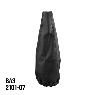 Чехол рычага КПП ВАЗ 2101-07 30см экокожа Черный SKYWAY S06201011