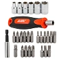 Набор бит и торцевых головок с рукояткой 1/4'' 28 пр JBC JBC-HW-S21