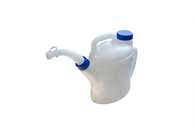 Емкость мерная 5 л, пластиковая для заливки масла с крышкой и двумя ручками RockForce RF-887C005B