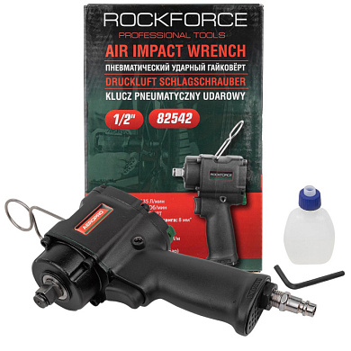 Гайковерт пневматический ударный 1/2'' 600Нм RockForce RF-82542