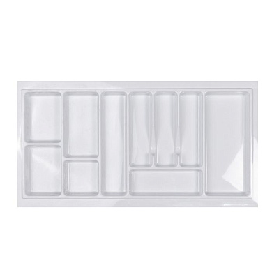 Вкладыш 90/430 шуфлядный пластиковый STANDARТ белый (830*430) PL 67355