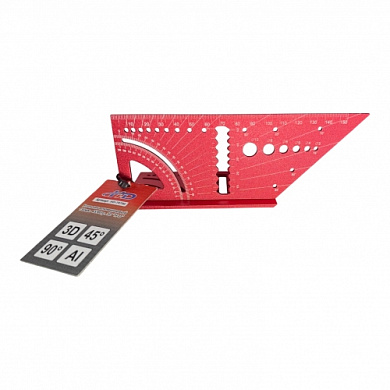 Угольник алюминиевый 150мм. 45/90гр. 3D "H-D"