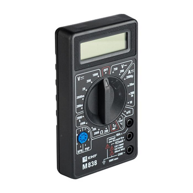 Мультиметр цифровой M838 EKF Master In-180701-bm838