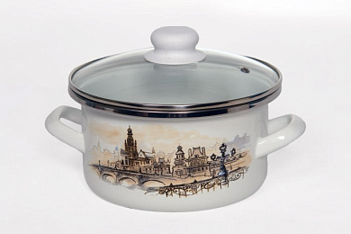 Кастрюля 5,0л (цил.) Сантэкс 1-2250112(Бл)(28)