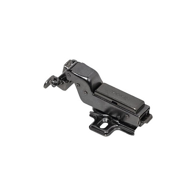 Петля д/алюм.рамки Z-1 внутренняя с доводчиком h0 clip-on черная, саморезы, заглушки, упак 2 шт., PRIME by AKS 114925