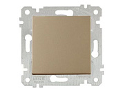 Выключатель 1-клав. двухполюсный, скрытый, без рамки, винт. зажим, золото, RITA, 10 A, 250 V, IP 20, Mutlusan 22004050280