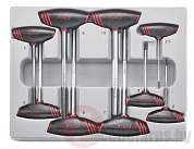 Набор Т-обр. отверток Hex 2-10 мм 9 пр. Force 2097