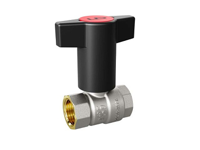 Кран шаровый 3/4" вн.-вн. Т-рукоятка, LD LD.47.340.20