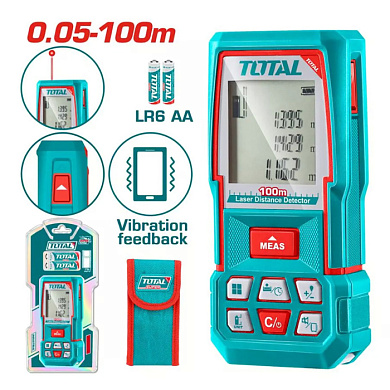 Дальномер лазерный TOTAL TMT51036