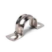 Скоба двухлапковая из нержавеющей стали, СМД (INOX) Fortisflex