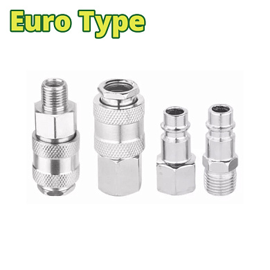 Набор быстросъемных соединений "папа"/"мама"-внутр./наруж. резьба 1/4", 4 пр DYLLU DTQP4670