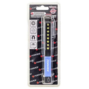 Фонарик переносной светодиодный в комплекте с батарейками (8LED, 3xAAA), в блистере Forsage F-01X0004