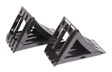 Башмак противооткатный металлический для грузовых а/м с ручкой, 320х155х190 мм, к-т 2шт Forsage F-TRN37-2