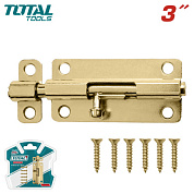 Шпингалет стальной 75 мм TOTAL THTB103