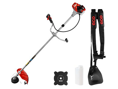 Мотокоса GTP-091 Сomfort, 0.9 кВт, 1.3 л.с., 25.4 см3, лёгкий запуск, нож 4Т,ремень двухлямочный, вес 6.5 кг ECO EC2011-3