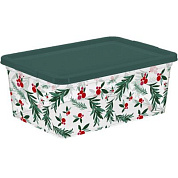 Коробка для мелочей «Зимняя брусника» 3,5 л. Полимербыт 4371584