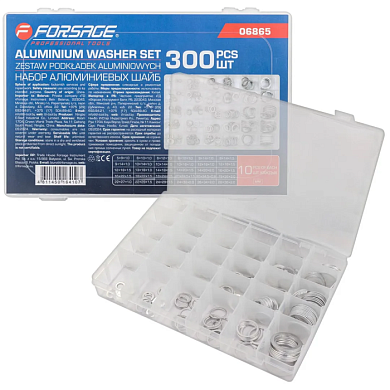 Набор алюминиевых шайб 300 шт Forsage F-06865
