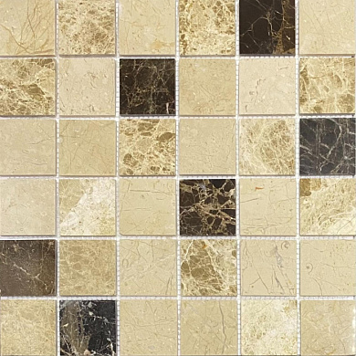 Мозаика Mix Emperador 48-4P, FK Marble 35829