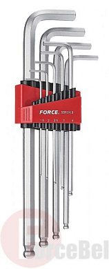 Набор экстрадлинных 6-гр. ключей с шаром Force 5093XLB (1.5-10 мм) 9 пр.